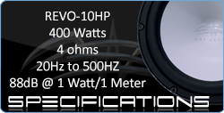 REVO-10HP Specifications