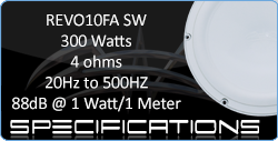 REVO10FASW Specifications