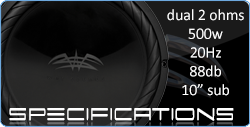 SS-10B Specifications